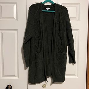 Green Time and Tru Cardigan XL